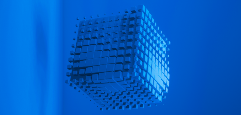 Side-by-side view of data before and after deduplication